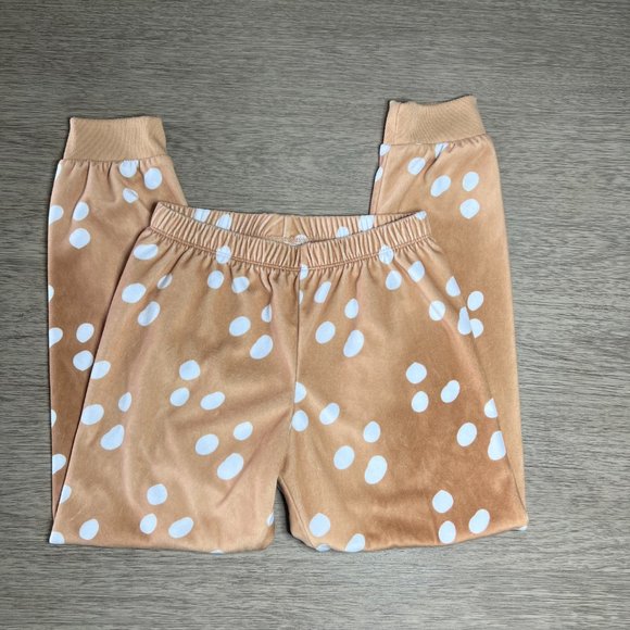 Disney Girl's Bambi Faux Fur and Velour Costume Style Pajama Set Size 7/8 - Picture 4 of 4